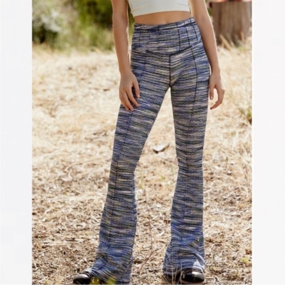 Free People On It Knit Flare Leggings
